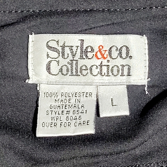 Style &co. Collection Simply Stylish Black Maxi Dress (L) - Picture 6 of 10